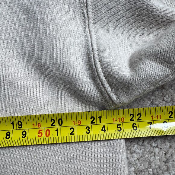 Kittenish Unisex Beige Medium Sweatshirt Cotton 'Barely Awake' Skeleton Print - Picture 10 of 12